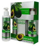 Ф 744 SILVER GARDEN АВОКАДО Под. Набор (Крем для рук 200 + Гель д/душа 250) жен