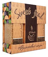 Ф 641 Sweet Food АБРИКОСОВЫЙ ТАРТ Под. Набор (Жемчужины д/ванны 220г + Гель д/душа 290мл) 6шт/кор