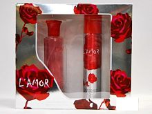 КПК parfum подарочный набор женский L'AMOR ( туалетная вода 50мл + дезодорант 75мл)