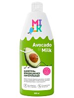 Шампунь-кондиционер для волос Питательный, 800мл Милк