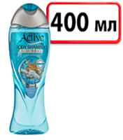 ACTIVE гель для душа 400мл. Морской (голубой) NATURAL 12шт/кор