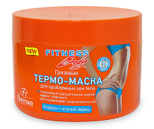 Фитнесс body  арт171 Термо-маска грязевая для проблемных зон тела 500мл 10шт/кор