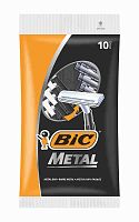 BIC Станки одноразовые Metal/Метал (10 шт) с одним лезвием