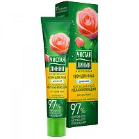 Чистая Линия Крем для лица дневной Увлажняющий РОЗА для сухой кожи 40мл