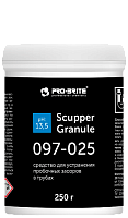 097-025 SCUPPER GRANULE 0,25 Гранулы для удаления пробочных засоров в сточных трубах 10шт/кор