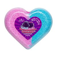 Шипучая соль для ванн 'Сердце' Космическая нежность 110 г