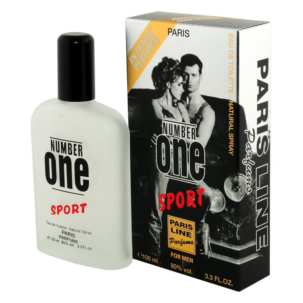 PARIS LINE Number One Sport INTENSE PERFUME/НОМЕР ПЕРВЫЙ СПОРТ туалетная  вода мужская 100мл