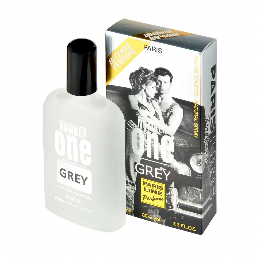 PARIS LINE PARFUMS Number One Grey INTENSE PERFUME/НОМЕР ПЕРВЙ ГРЕЙ туалетная  вода мужская 100мл