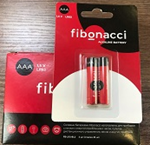 Батарейка щелоч/алкалиновая Fibonacci ААA LR03/2B (FB-LR3-BL2) 2шт блистер
