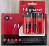 Батарейка щелоч/алкалиновая Fibonacci тип D, LR20/2B (FB-LR20-BL2) карт/блистер 2 шт