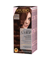 Ultima Color 6.73 Стойкая крем-крем краска д/волос золотистый кофе 50/50 мл
