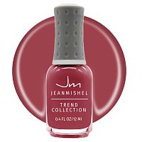 Лак для ногтей JEANMISHEL Trend тон 351 малиновый матовый 12мл