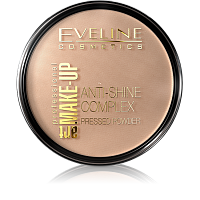 EVELINE Пудра для лица Минеральная с шелком ANTI-SHINE №35 золотисто-бежевый (Golden beige)