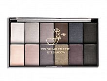 FFLEUR Тени для век Color Bar Palette EР-12 12-ти цветные №3