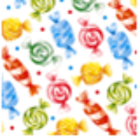 Салфетки Лилия 33х33 с рисунком Конфетки 2сл 20л 15шт/кор