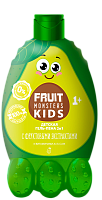 Гель-пена 2в1 детский Авокадо серии Фрутомонстры 400мл 6шт/кор