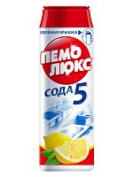 Пемолюкс 480гр. порошок чистящий Сода 5 Extra Ослепительно белый 16 /кор
