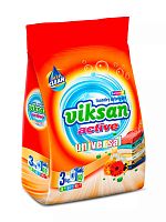 Виксан Порошок стиральный Aktive Universal Automat пакет 3 кг 4шт/к