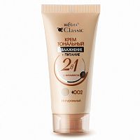 Тон. крем CLASSIC тон 002 натуральный увлажнение+питание 30 мл 15шт/кор