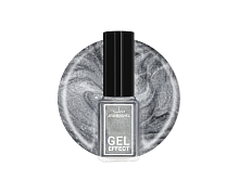 Лак GEL для ногтей JEANMISHEL тон 300 серебристый искрящийся 6мл