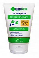 FLORESAN Гель-крем для ног Organic foot care дезодорирующий 100 мл