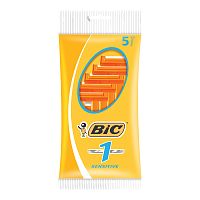 BIC Станки одноразовые BIC 1 Sensitive/сенсетив (5 шт) с одним лезвием