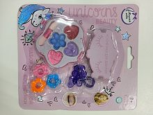 Милая леди Косметика ДЛЯ ДЕВОЧЕК набор косметики: тени 2,8 г., заколки, резинка арт ST0080970C-UNI-M