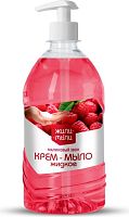 Жили-Мыли Крем-мыло аром. «Малиновый звон» 1л 