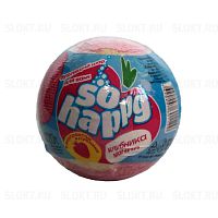 Бурлящий шар "SOHappy" Клубника Мания  120г