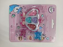 Милая леди Косметика ДЛЯ ДЕВОЧЕК набор косметики: тени для век , блеск для губ арт ST0080997C-UNI-ML