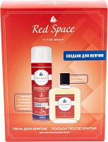Red Space Косметический набор (пена д/бритья. 200мл + лосьон п/бритья100мл) 12шт/кор