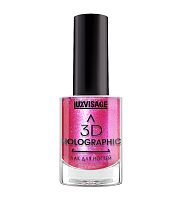 LUXVISAGE Лак для ногтей 3D HOLOGRAPHIC 720 Розовый сапфир 6шт/кор