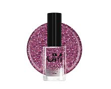 Лак для ногтей с блестками JEANMISHEL тон 403 Блестки сиреневые мульти 12мл