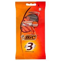 Бик Бритва Бик3 для чувствительной кожи, (уп.8 шт)