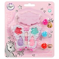 Милая леди Косметика ДЛЯ ДЕВОЧЕК набор косметики: тени для век 2,8 г., заколки арт ST0080985C-UNI-ML