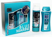 Фестива НАБОР МУЖСКОЙ BLUE MARINE COOL Шампунь 250мл+пена для бритья 200мл