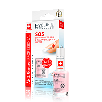 ЛАК Д/Н Проф.SOS мультивит. для укрепления ногтей с Са и коллагеном 12мл 3шт/упак