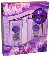 М 051 SPA PLANET ORCHID (шампунь 250+гель д/душа 250) жен 12шт/кор