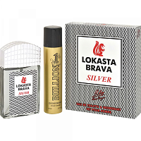 POSITIVE PARFUM НАБОР МУЖСКОЙ LOKASTA BRAVA SILVER туалетная вода 100мл, дезодорант 75мл