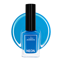 Лак для дизайна ногтей JEANMISHEL NEON тон  341 Blueberry blue 6мл