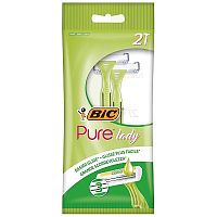 BIC Станки одноразовые Pure Lady 3/Пьюр 3 Леди (2 шт) с тремя лезвиями