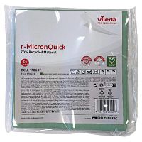 Салфетка из микроволокна МикронКвик VILEDA, 38х40см, 5шт/уп, зеленый *20  31-1483/арт 170637		