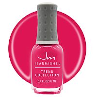 Лак для ногтей JEANMISHEL Trend тон 330 супер яркий розовый диско 12мл