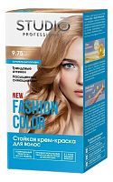 Стойкая краска для волос FASHION COLOR Студио Профешнл 9.75 Карамельный блондин 50/50/15 мл