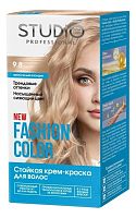Стойкая краска для волос FASHION COLOR Студио Профешнл 9.8 Жемчужный блондин 50/50/15 мл