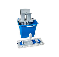 Росмоп Комплект PRO-20b для ручной мойки пола (ведро синего цвета)						