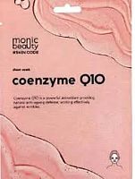 Маска для лица тканевая Коэнзим Q10   MONIC BEAUTY Skin Code 25г