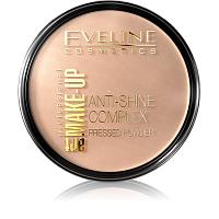 EVELINE Пудра для лица Минеральная с шелком ANTI-SHINE №34 бежевый (Medium beige)