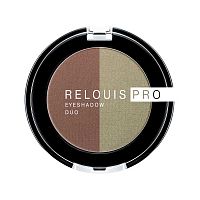 Тени д/век RELOUIS PRO EYESHADOW DUO тон 110