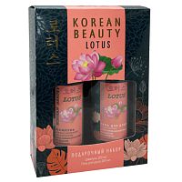 Фестива НАБОР ЖЕНСКИЙ KOREAN BEAUTY LOTUS Шампунь 250мл + Гель для душа 250мл